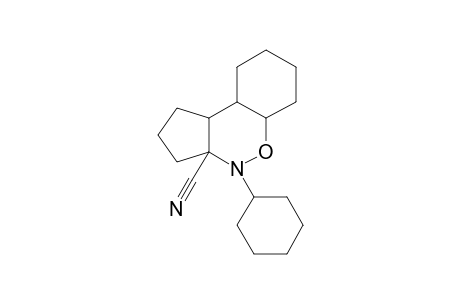 Cyclopenta[c]cyclohexa[e]perhydro-1,2-oxazine, 3a-cyano-4-cyclohexyl-