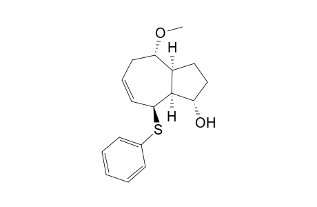 4-Methoxy-8-(thiophenoxy)-1.alpha.,2,3,3a.alpha.,4.alpha.,5,8.beta.,8a.alpha.-octahydroazulen-1-ol