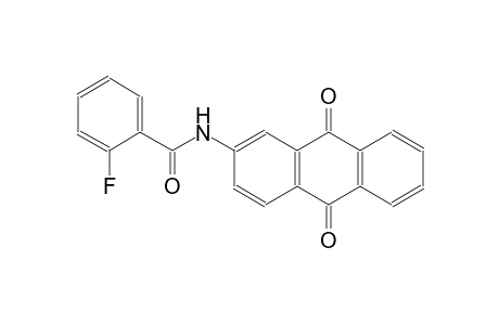 benzamide, N-(9,10-dihydro-9,10-dioxo-2-anthracenyl)-2-fluoro-