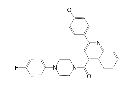 4-{[4-(4-fluorophenyl)-1-piperazinyl]carbonyl}-2-(4-methoxyphenyl)quinoline