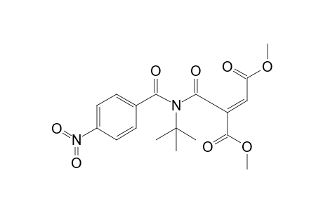 Dimethyl (E)-2-{[(4-nitrobenzoyl)(tert-butyl)amino]carbonyl}-2-butenedioate
