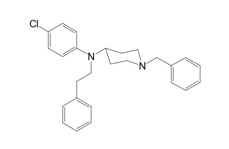 1-Benzyl-N-4-chlorophenyl-N-(2-phenylethyl)piperidin-4-amine