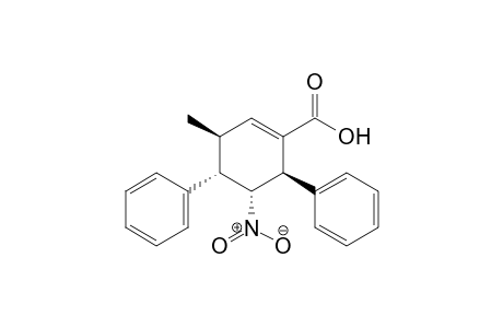 (3S,4S,5R,6R)-3-Methyl-5-nitro-4,6-diphenylcyclohex-1-enecarboxylic acid