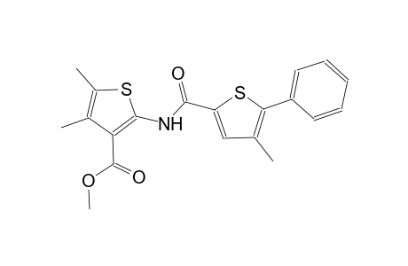 methyl 4,5-dimethyl-2-{[(4-methyl-5-phenyl-2-thienyl)carbonyl]amino}-3-thiophenecarboxylate