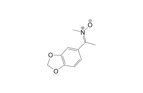 1-(1,3-benzodioxol-5-yl)-N-methyl-ethanimine oxide