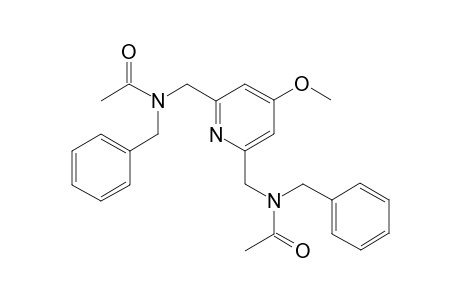 N-[[6-[[acetyl(benzyl)amino]methyl]-4-methoxy-2-pyridyl]methyl]-N-benzyl-acetamide