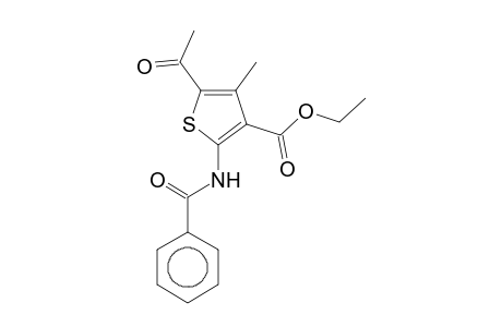 Ethyl 5-acetyl-2-(benzoylamino)-4-methyl-3-thiophenecarboxylate