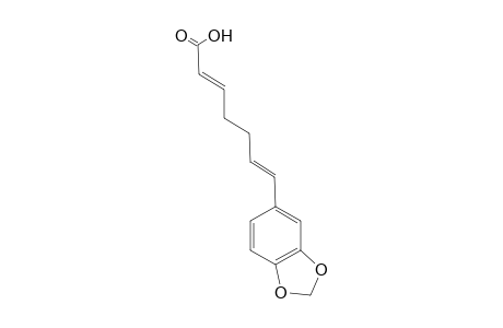 (2E,6E)-7-(3',4'-Methylenedioxyphenyl)-2,6-heptadienoic acid