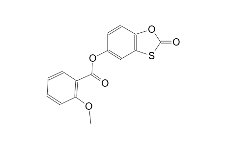 benzoic acid, 2-methoxy-, 2-oxo-1,3-benzoxathiol-5-yl ester