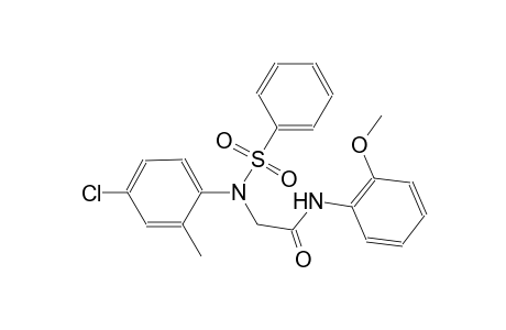 acetamide, 2-[(4-chloro-2-methylphenyl)(phenylsulfonyl)amino]-N-(2-methoxyphenyl)-
