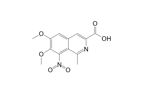 3-Ethoxycarbonyl-1-methyl-8-nitroisoquinoline-3-carboxylic acid