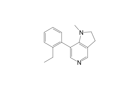 7-(2-Ethylphenyl)-1-methyl-2-pyrrolino[3,2-c]pyridine