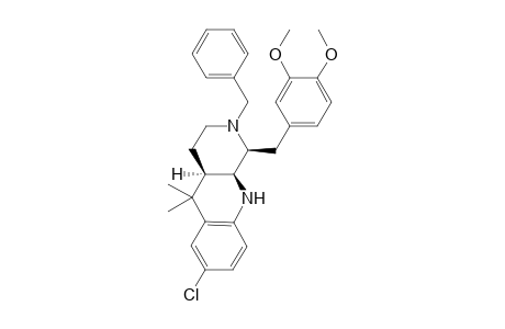 (1S,4aR,10aS)-2-benzyl-7-chloro-1-(3,4-dimethoxybenzyl)-5,5-dimethyl-1,2,3,4,4a,5,10,10a-octahydrobenzo[b][1,7]naphthyridine
