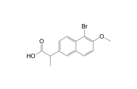 2-(5-Bromo-6-methoxy-2-naphthyl)propanoic acid