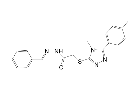 2-{[4-methyl-5-(4-methylphenyl)-4H-1,2,4-triazol-3-yl]sulfanyl}-N'-[(E)-phenylmethylidene]acetohydrazide