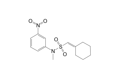 C-Cyclohexylidene-N-methyl-N-(3-nitro-phenyl)-methanesulfonamide