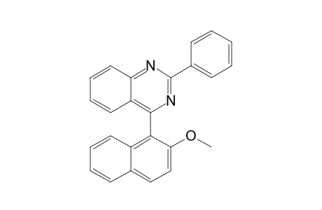 4-(2-Methoxy-1-naphthalenyl)-2-phenylquinazoline