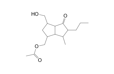 [6-Hydroxymethyl-2-propyl-3-methyl-1-oxooctahydropentalen-4-yl]methyl acetate