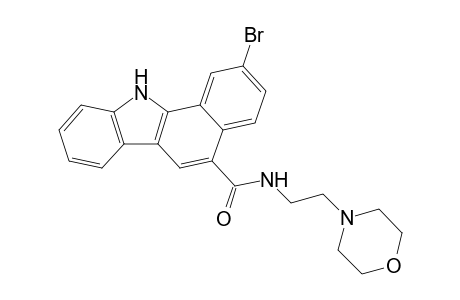 2-Bromo-N-(2-morpholinoethyl)-11H-benzo[a]carbazole-5-carboxamide