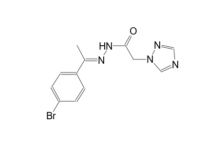 N'-[(E)-1-(4-bromophenyl)ethylidene]-2-(1H-1,2,4-triazol-1-yl)acetohydrazide
