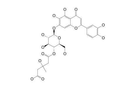 6-HYDROXY-LUTEOLIN-7-O-BETA-D-(4''-3-HYDROXY-3-METHYL-GLUTARYL)-GLUCOPYRANOSIDE