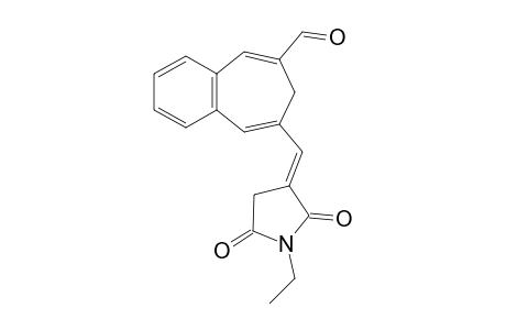 6-Formyl-1-(N-ethylsuccinimidylidenemethyl)-3,4-benzocyclohepta-1,3,5-triene