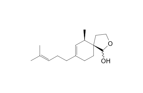 (5R,6R)-6-Methyl-8-(4-methyl-pent-3-enyl)-2-oxa-spiro[4.5]dec-7-en-1-ol