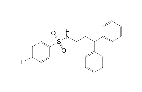 N-(3,3-Diphenyl-propyl)-4-fluoro-benzenesulfonamide