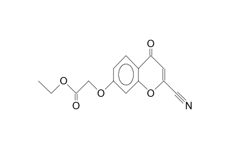 2-Cyano-7-(ethoxycarbonyl-methoxy)-chromone