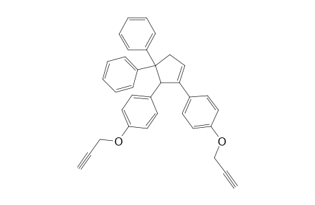 1,2-bis[p-(2'-Propynyloxy)phenyl]-3,3-diphenylcyclopent-5(1)-ene