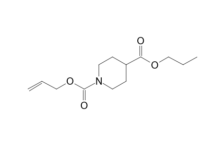 Isonipecotic acid, N-allyloxycarbonyl-, propyl ester