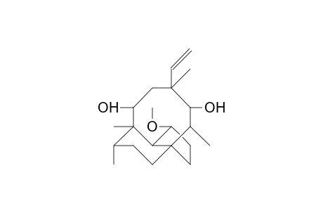 3-Deoxo-3a-methoxy-11a-hydroxy-A,B-trans-mutilin