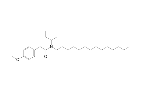 Acetamide, 2-(4-methoxyphenyl)-N-(2-butyl)-N-tetradecyl-