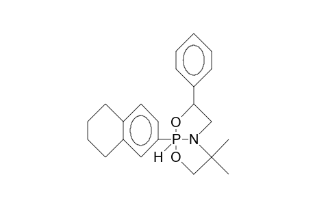 1-(1,2,3,4-Tetrahydro-naphth-6-yl)-6,6-dimethyl-3-phenyl-2,8-dioxa-5-aza-1-phospha(V)bicyclo(3.3.0)octane