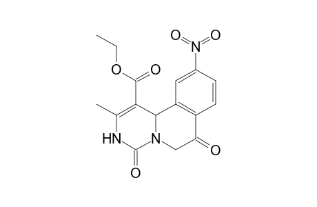 Ethyl 2-methyl-10-nitro-4,7-dioxo-4,6,7,11b-tetrahydro-3H-pyrimido[4,3-a]isoquinolin e-1-carboxylate