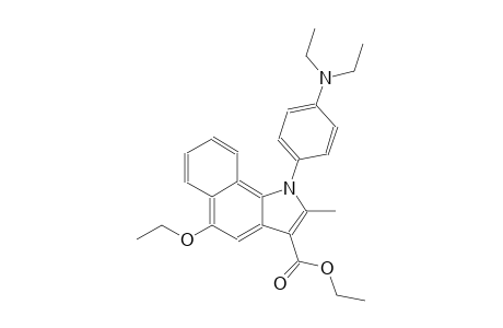 ethyl 1-[4-(diethylamino)phenyl]-5-ethoxy-2-methyl-1H-benzo[g]indole-3-carboxylate