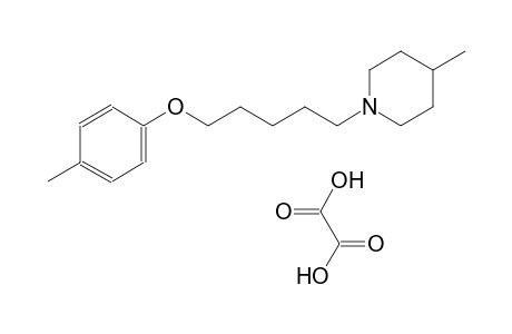 4-methyl-1-[5-(4-methylphenoxy)pentyl]piperidine oxalate