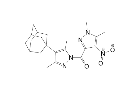 4-(1-adamantyl)-1-[(1,5-dimethyl-4-nitro-1H-pyrazol-3-yl)carbonyl]-3,5-dimethyl-1H-pyrazole