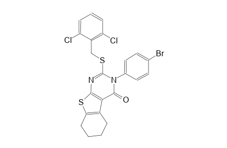 3-(4-bromophenyl)-2-[(2,6-dichlorobenzyl)sulfanyl]-5,6,7,8-tetrahydro[1]benzothieno[2,3-d]pyrimidin-4(3H)-one