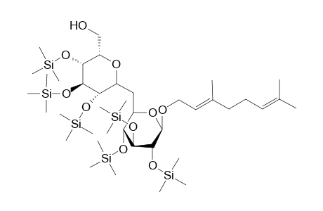 6-O-(.alpha.-L-rhamnopyranosyl)-.beta.-[geranyl]-D-glucopyranoside-hexakis(trimethylsilyl)-ether