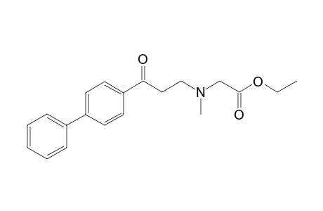 [(3-Biphenyl-4-yl-3-oxo-propyl)-methyl-amino]-acetic acid ethyl ester