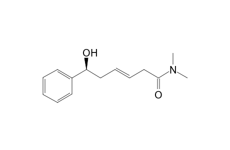 (E)-(S)-6-Hydroxy-6-phenyl-hex-3-enoic acid dimethylamide