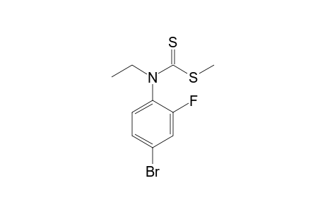 Methyl N-ethyl-N-(4-bromo-2-fluorophenyl)dithiocarbamate