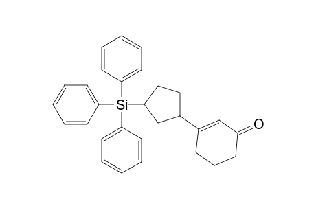 3-(3-Triphenylsilylcyclopentyl)-2-cyclohexen-1-one