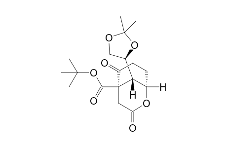 tert-Butyl (1S,5R,9S,4'S)-9-(2',2'-Dimethyl-1',3'-dioxolan-4'-yl)-3.6-dioxo-2-oxabicyclo[3.3.1]nonane-5-carboxylate