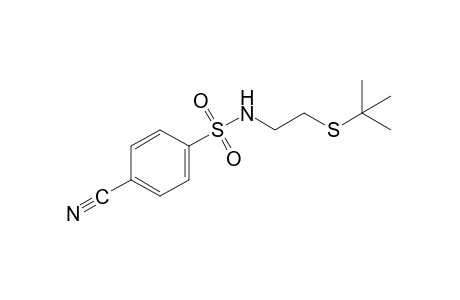 N-[2-(tert-butylthio)ethyl]-p-cyanobenzenesulfonamide