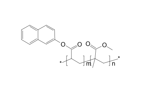 Poly[(methyl methacrylate)-co-(2-naphthyl acrylate)]