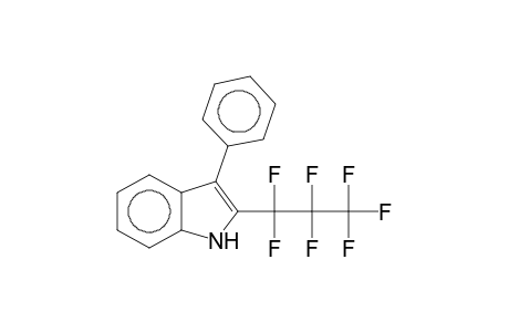 1H-Indole, 3-phenyl-2-(heptafluoropropyl)-