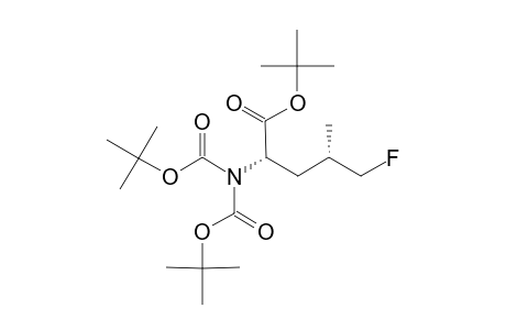TERT.-BUTYL-(2-S,4-S)-N,N-DI-TERT.-BUTOXYCARBONYL-5-FLUOROLEUCINE