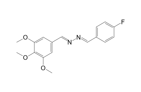 3,4,5-trimethoxybenzaldehyde, azine with p-fluorobenzaldehyde